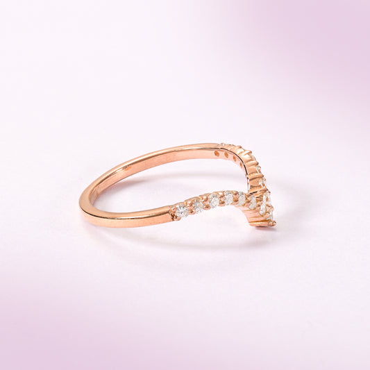 Chevron Diamond Band