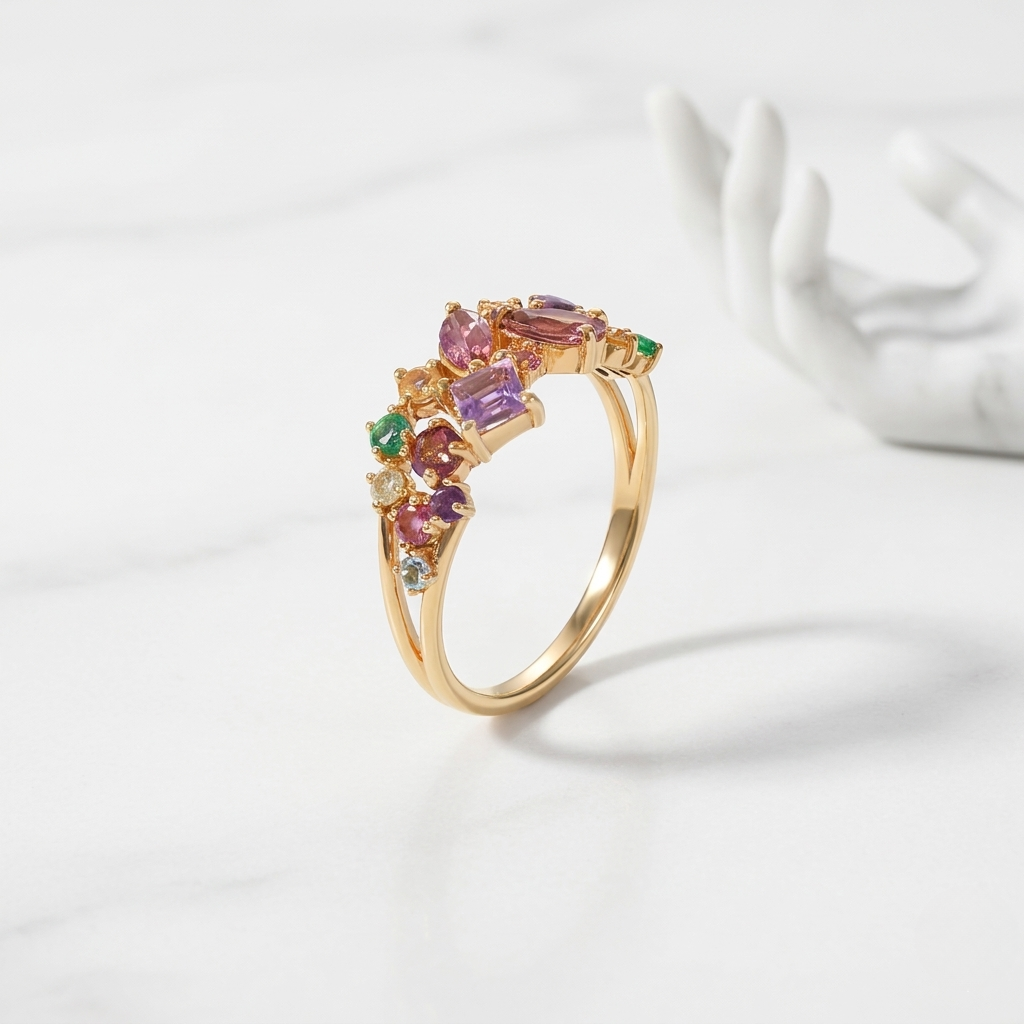 Gemstone Garden Ring