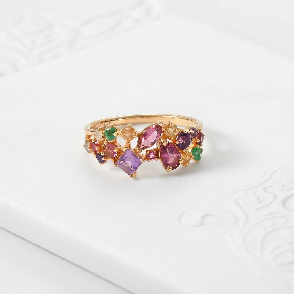 Gemstone Garden Ring