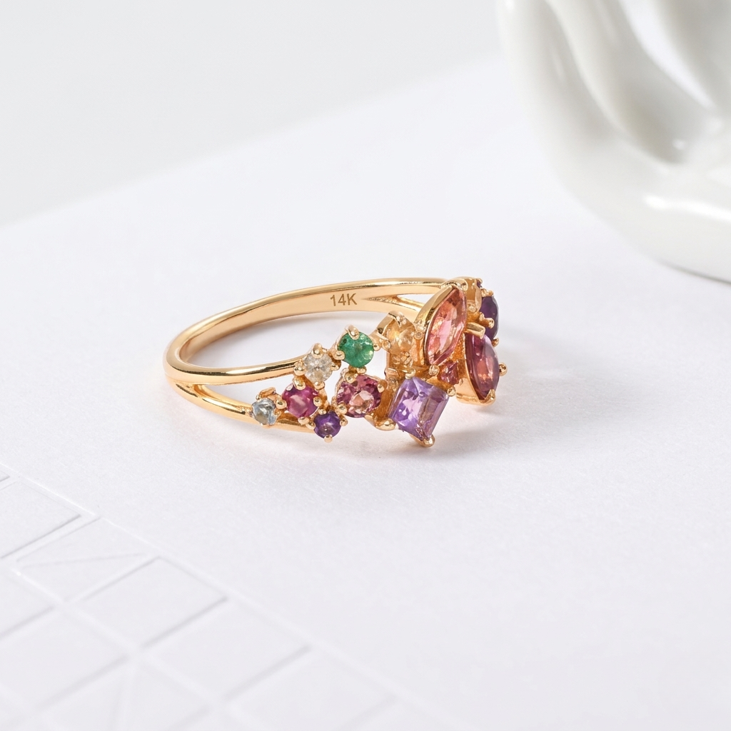Gemstone Garden Ring