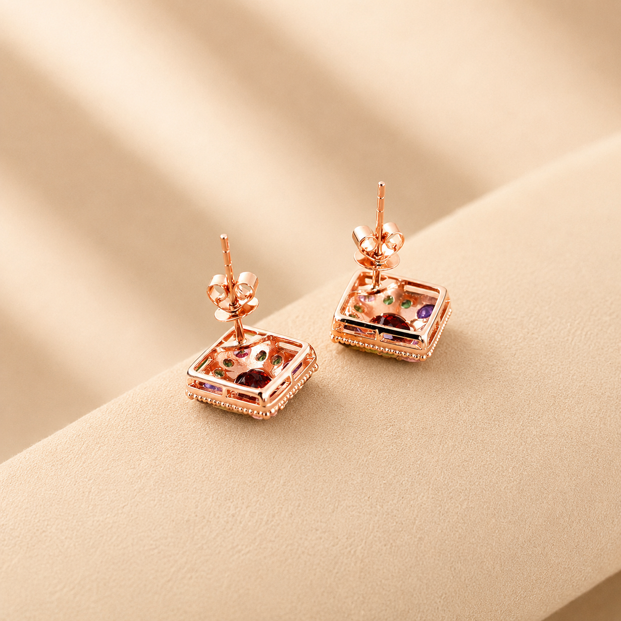 Couture Gem Stud Earrings
