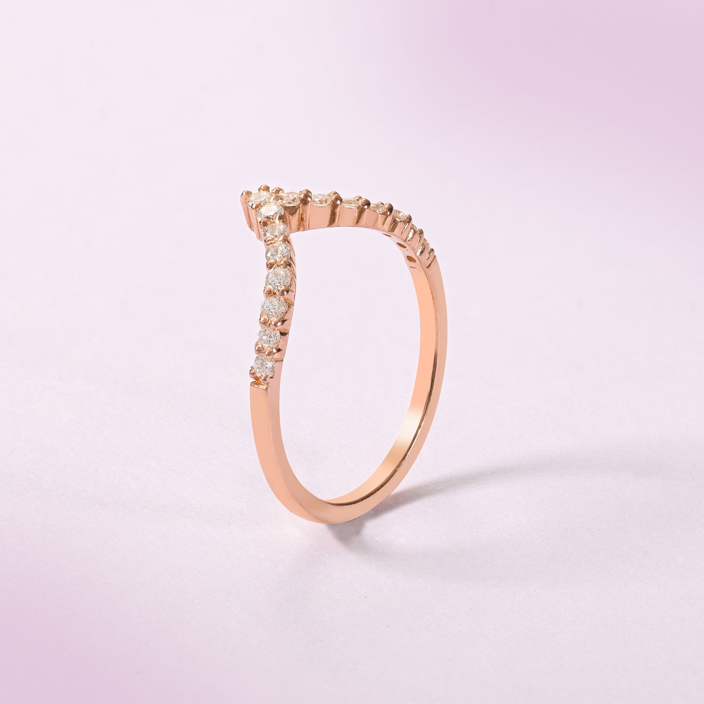 Chevron Diamond Band