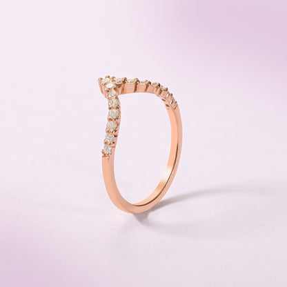 Chevron Diamond Band