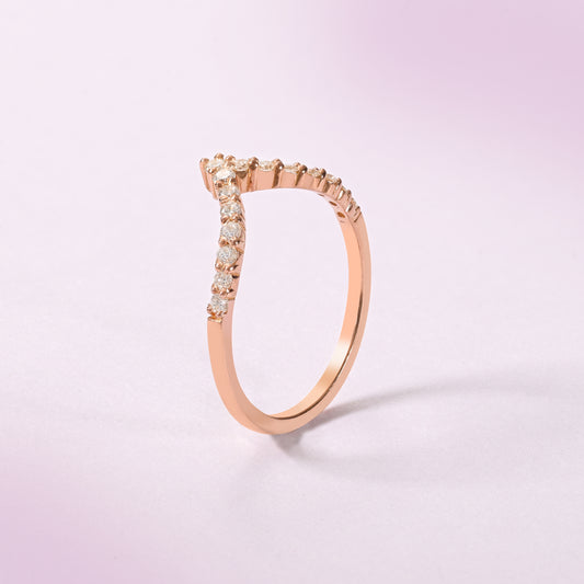 Chevron Diamond Band