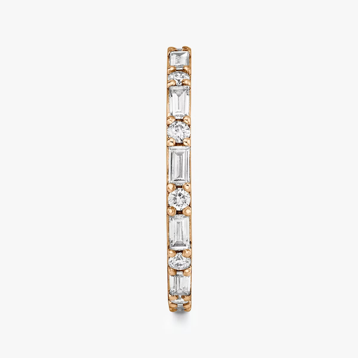 The Emerald-Round Eternity Band