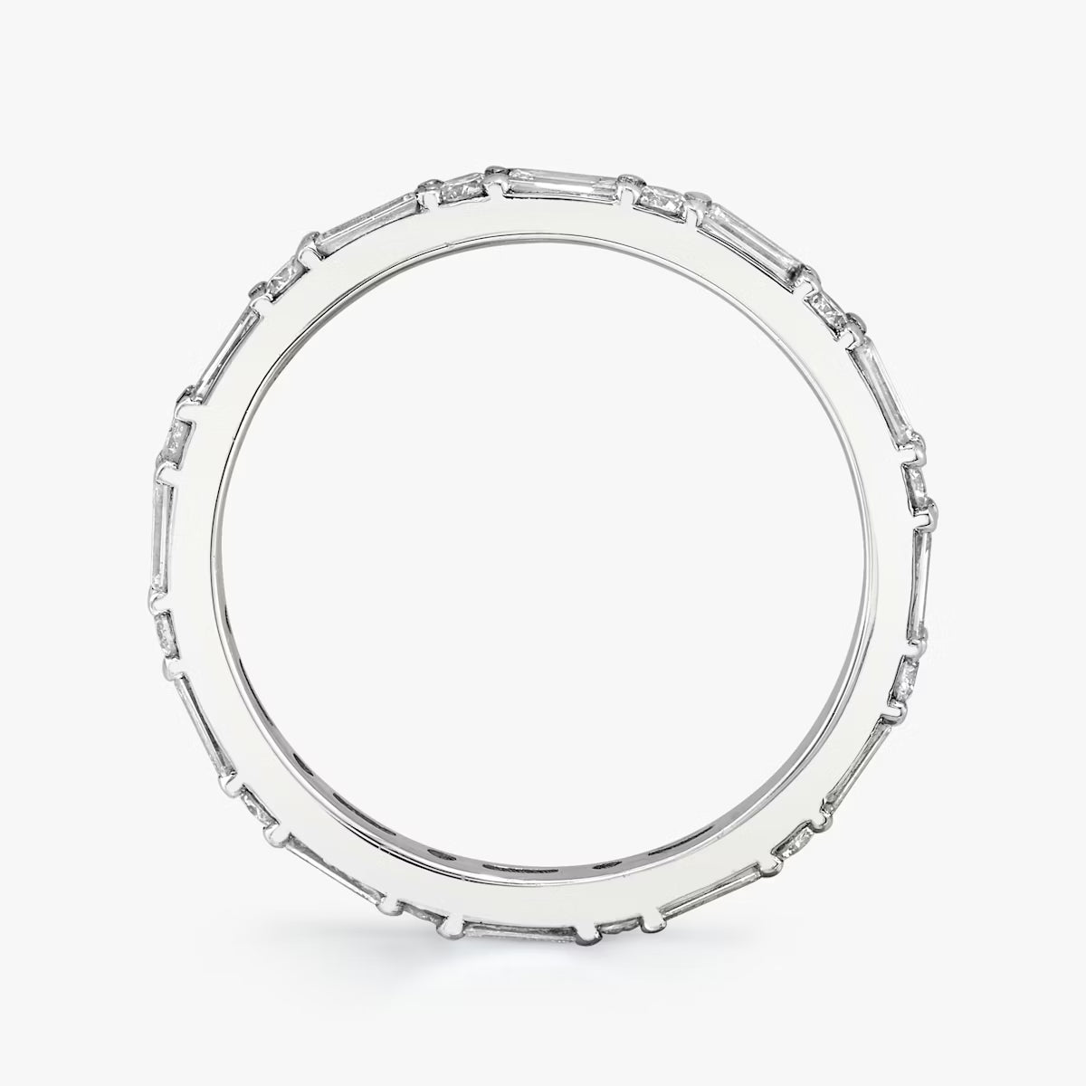 The Emerald-Round Eternity Band