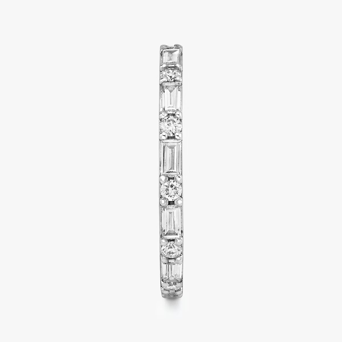 The Emerald-Round Eternity Band
