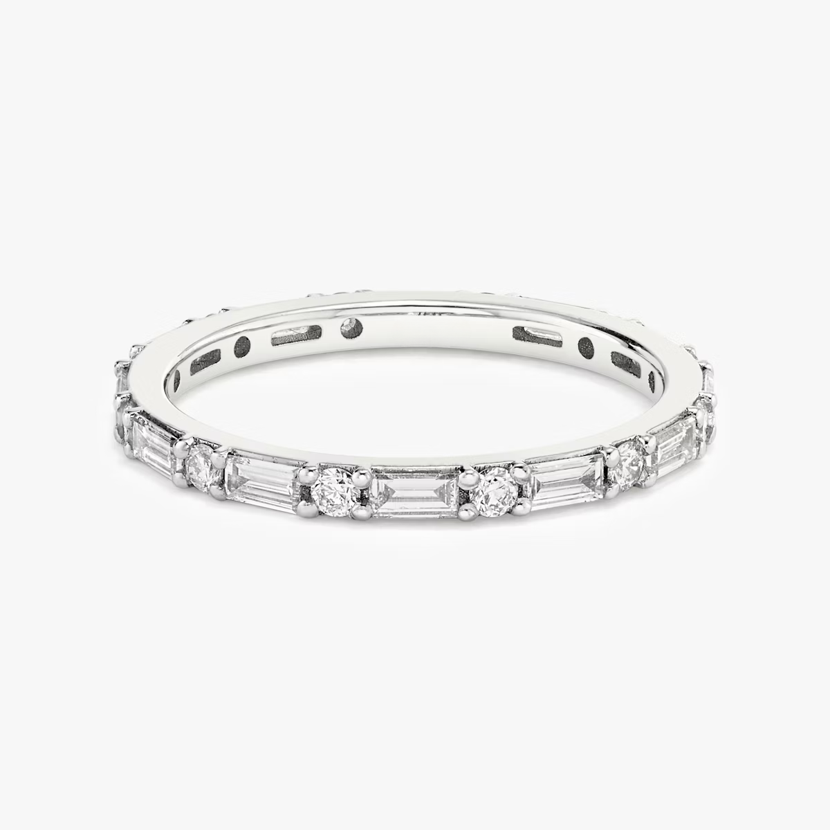 The Emerald-Round Eternity Band