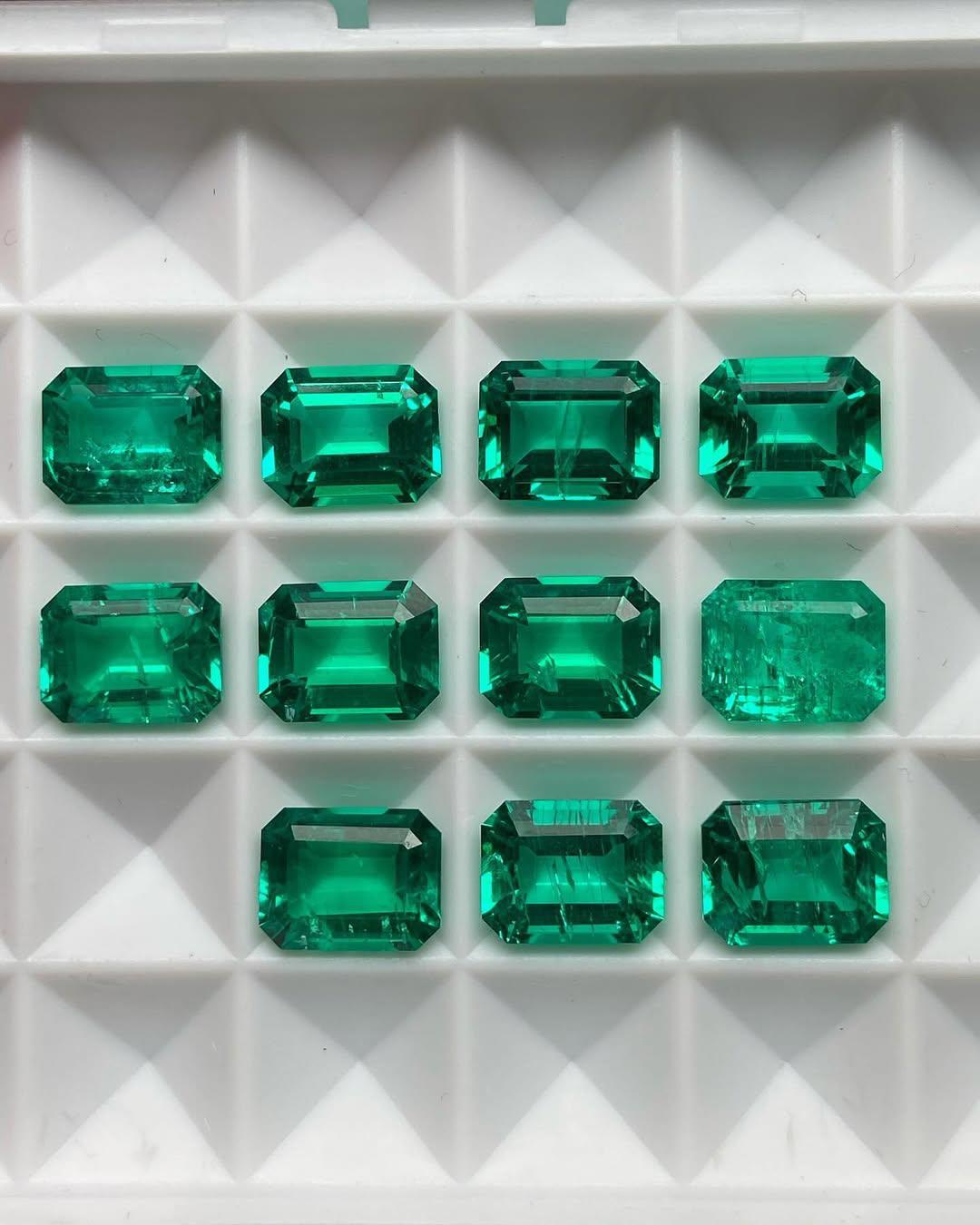 Premium Lab Created Emerald Collection