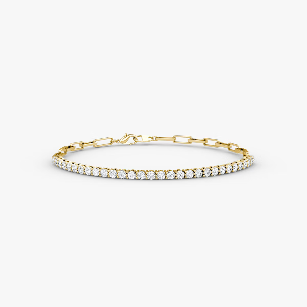 Paperclip Lab Diamond Tennis Bracelet