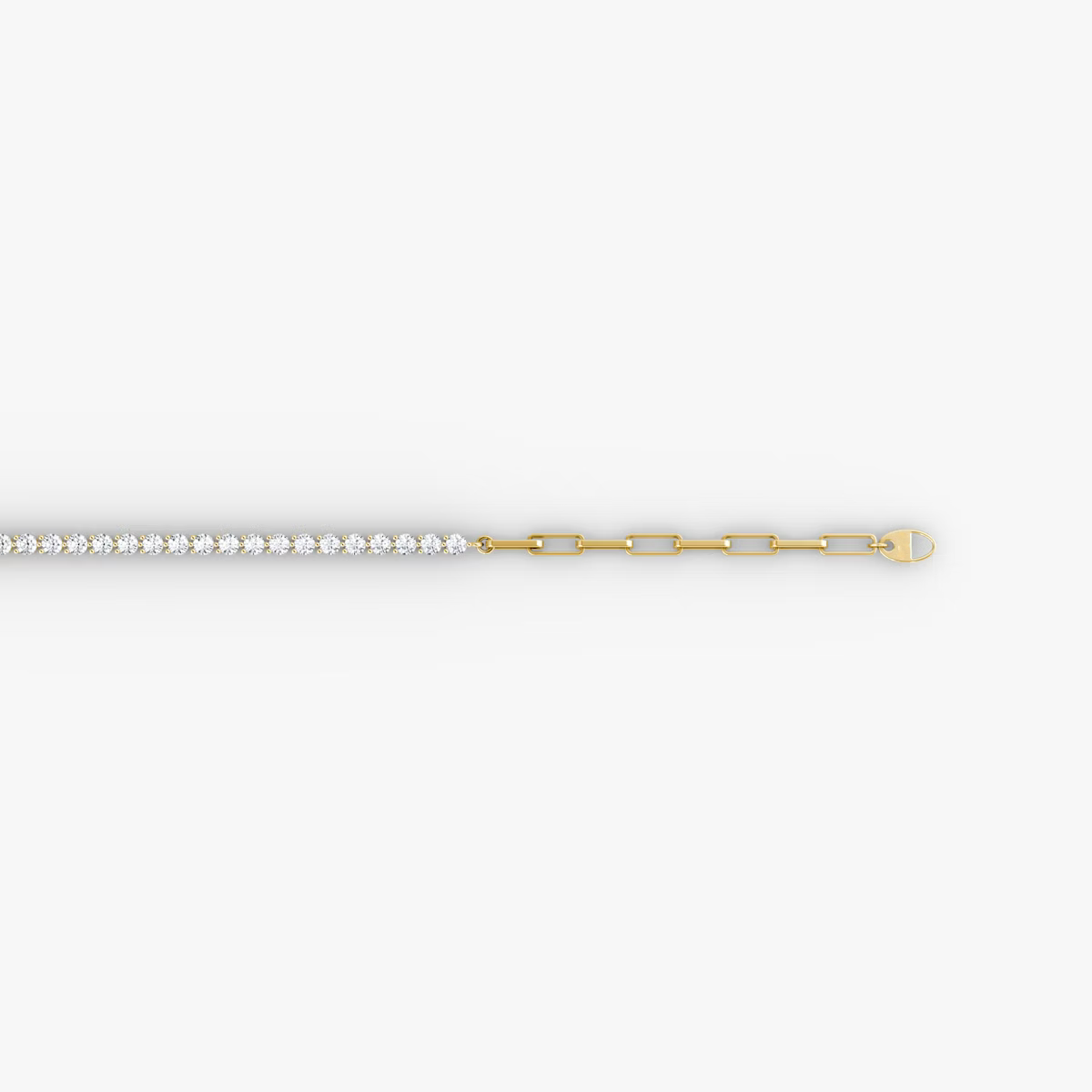 Paperclip Lab Diamond Tennis Bracelet