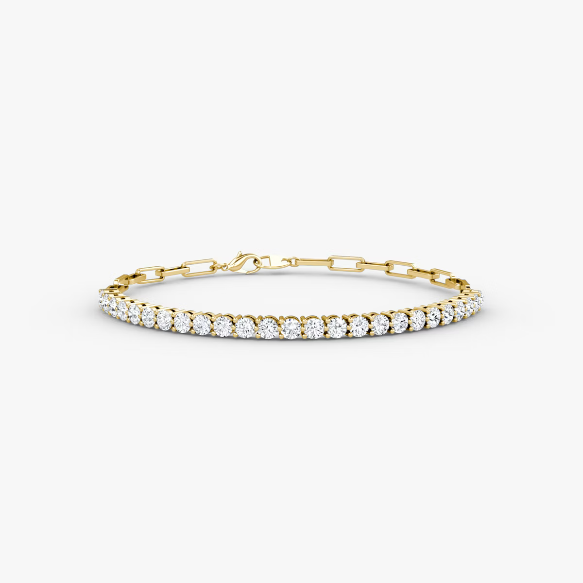 Paperclip Lab Diamond Tennis Bracelet