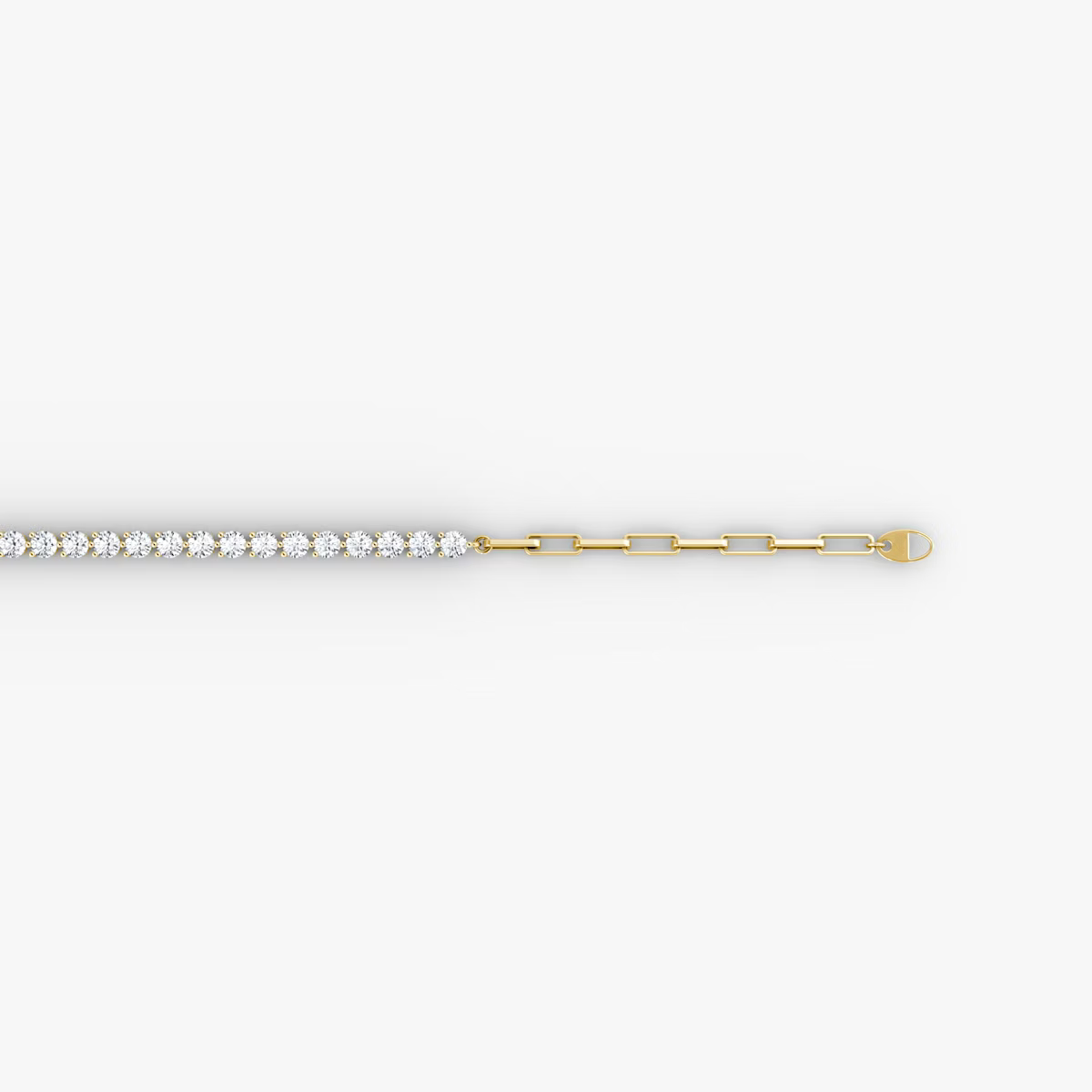 Paperclip Lab Diamond Tennis Bracelet