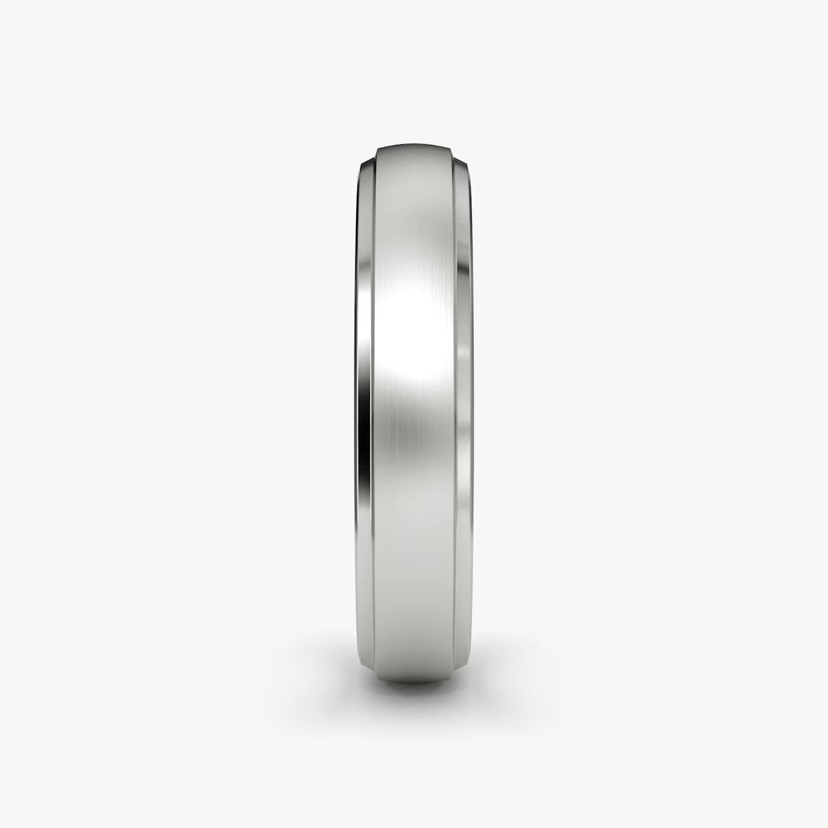 The Satin Band in Platinum