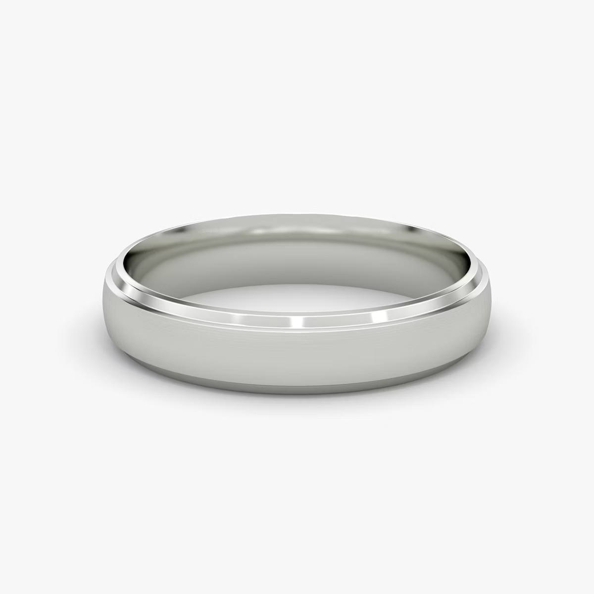 The Satin Band in Platinum