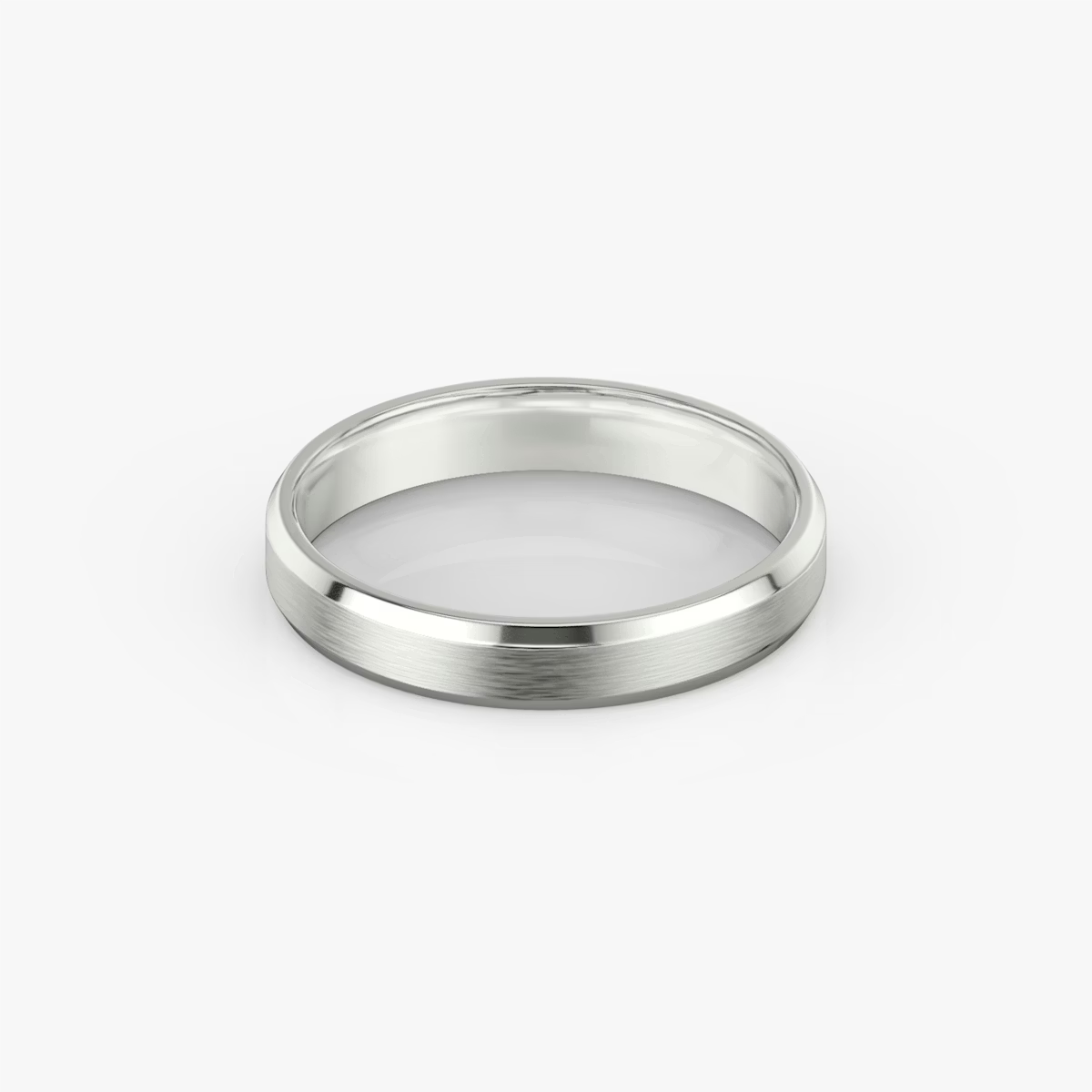 The Brushed Meridian Classic in Platinum