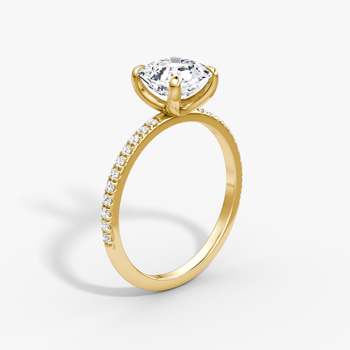 The Classic Princess Diamond Pavé Ring