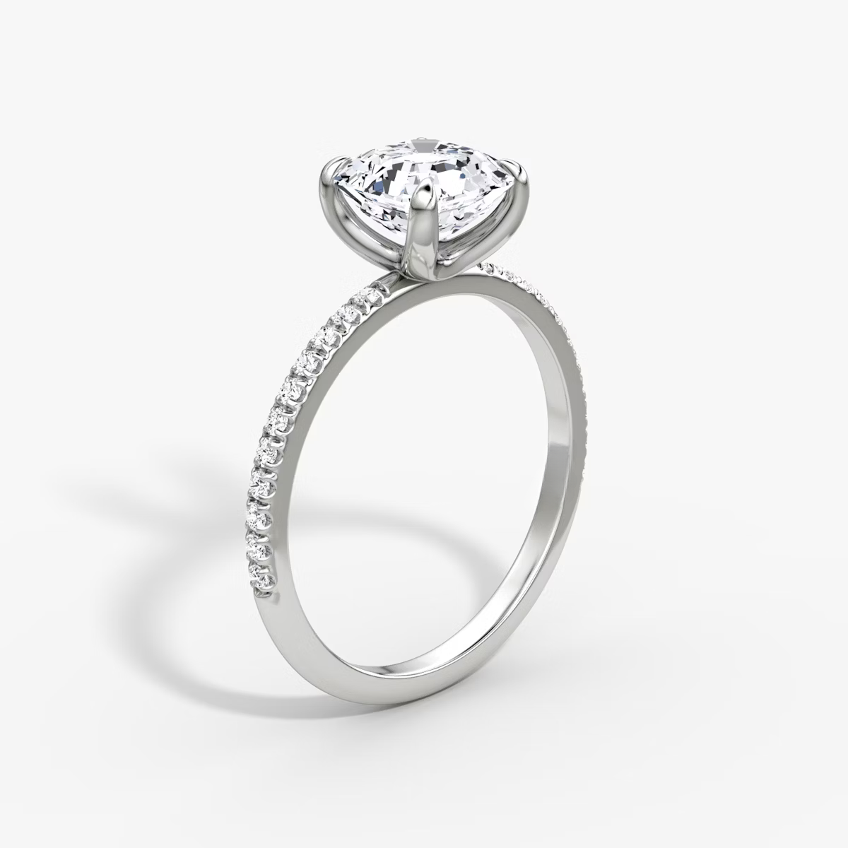 The Classic Princess Diamond Pavé Ring