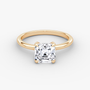 The Classic Asscher Solitaire  Diamond Ring
