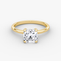 The Classic Asscher Solitaire  Diamond Ring
