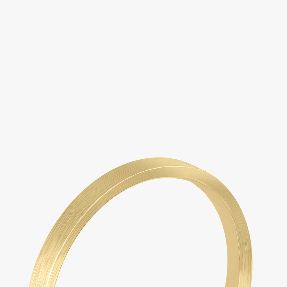 The Brushed Flat Band 2mm