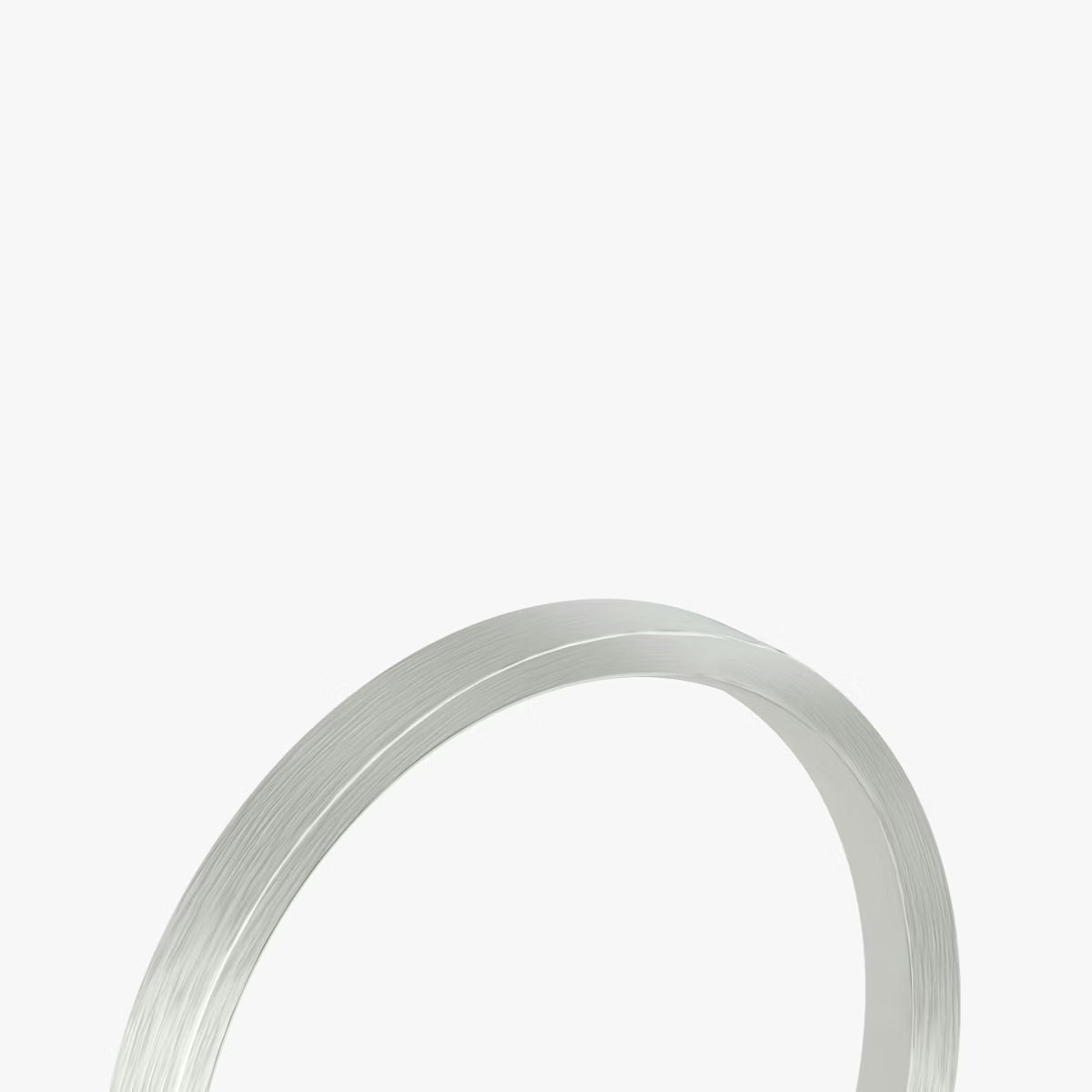 The Brushed Flat Band 2mm