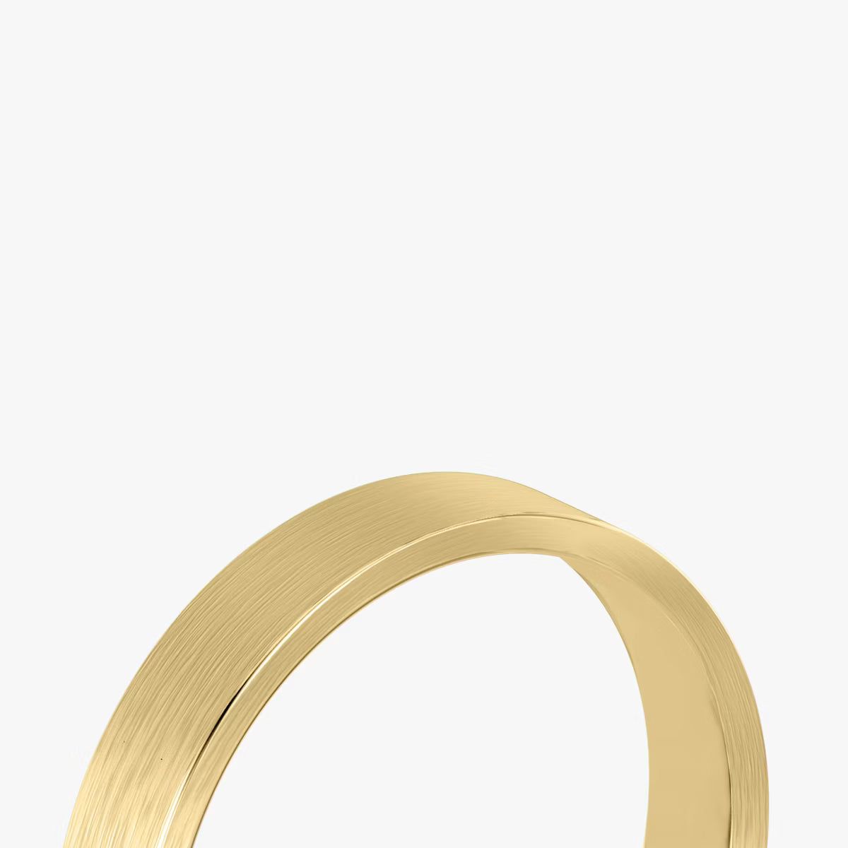 The Brushed Flat Band 4mm
