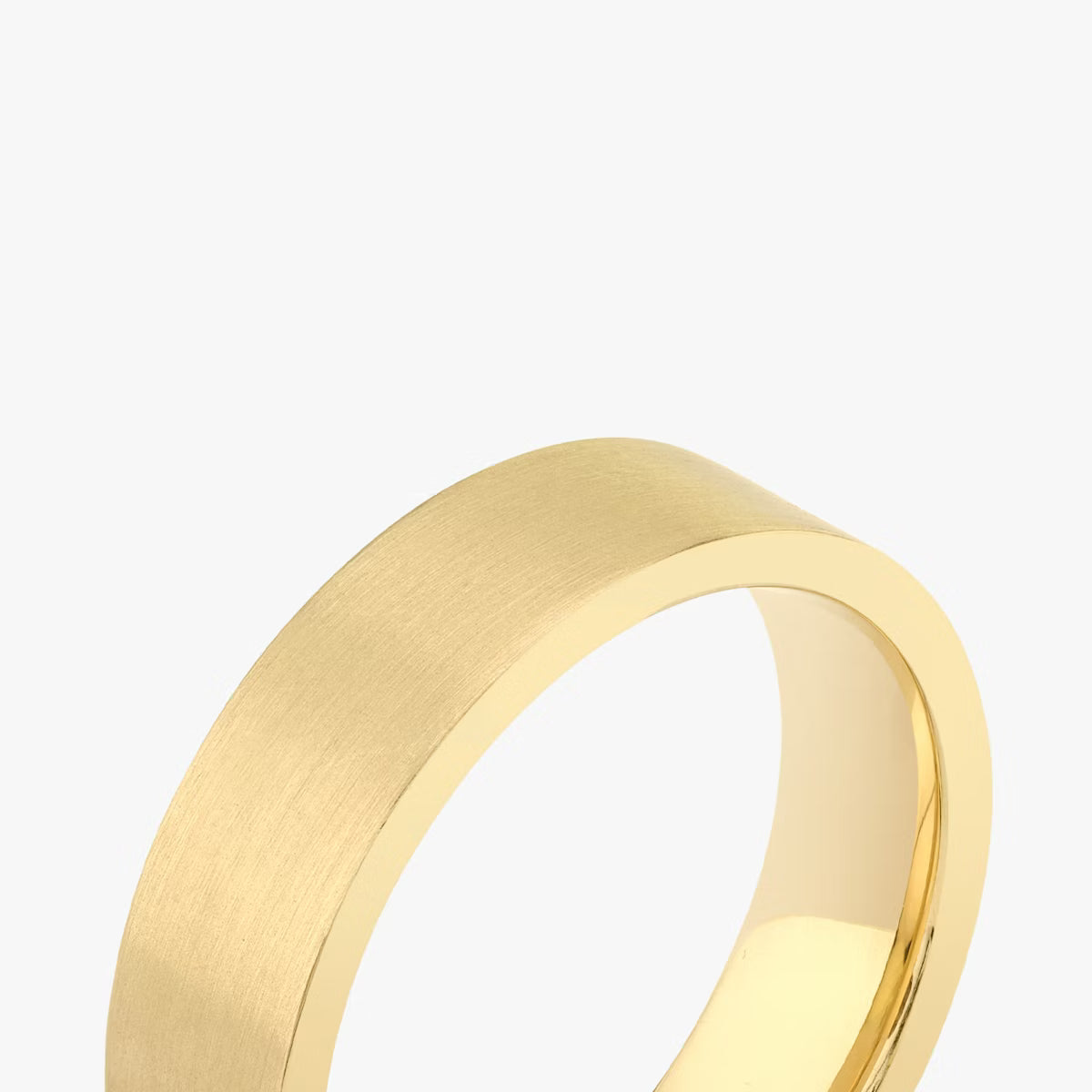 The Brushed Flat Band 6mm