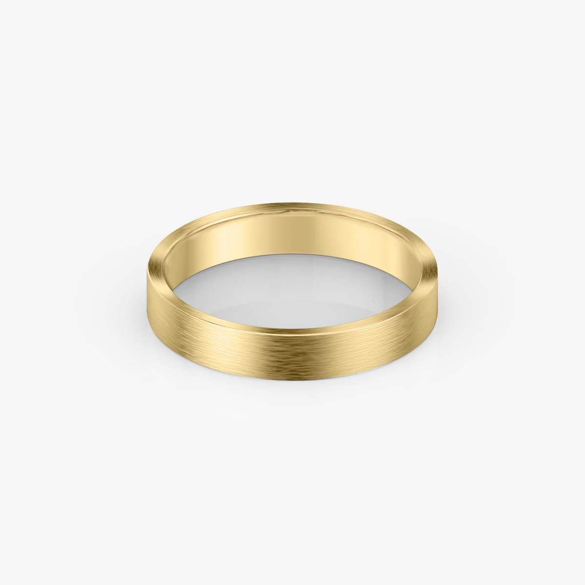 The Brushed Flat Band 4mm