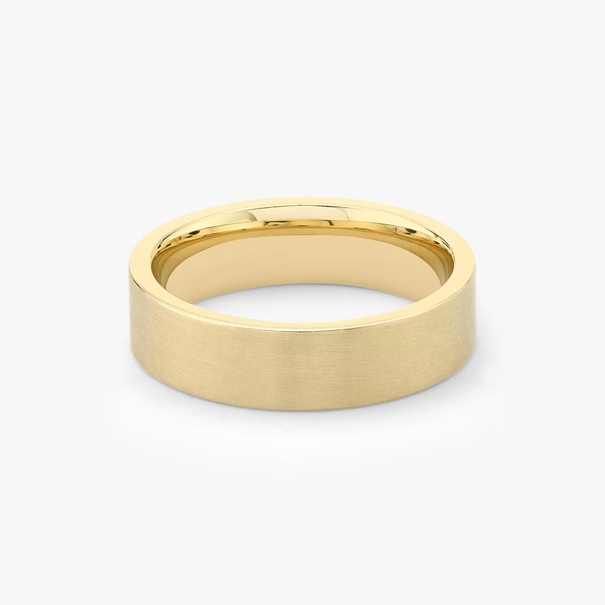The Brushed Flat Band 6mm