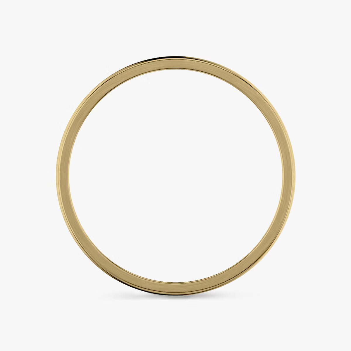 The Brushed Flat Band 2mm