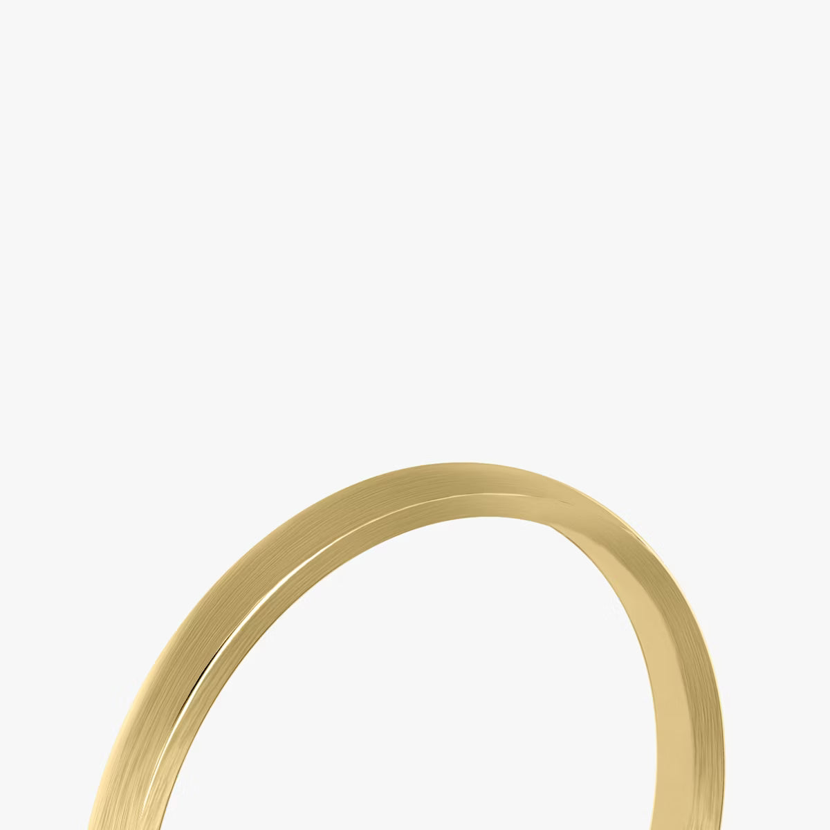 The Brushed Round Band 2mm