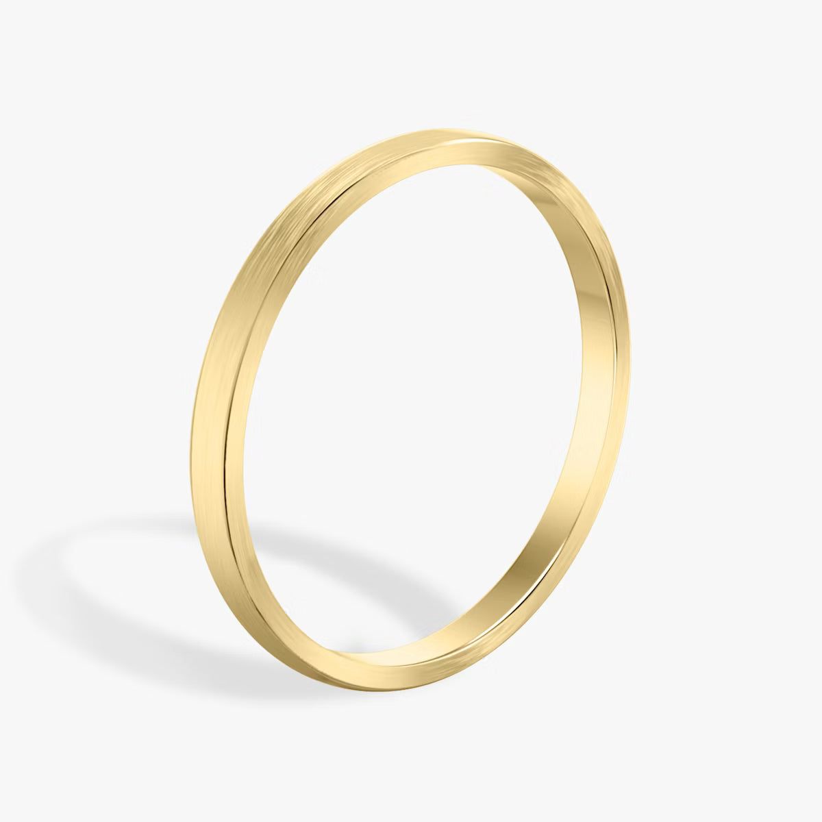 The Brushed Round Band 2mm