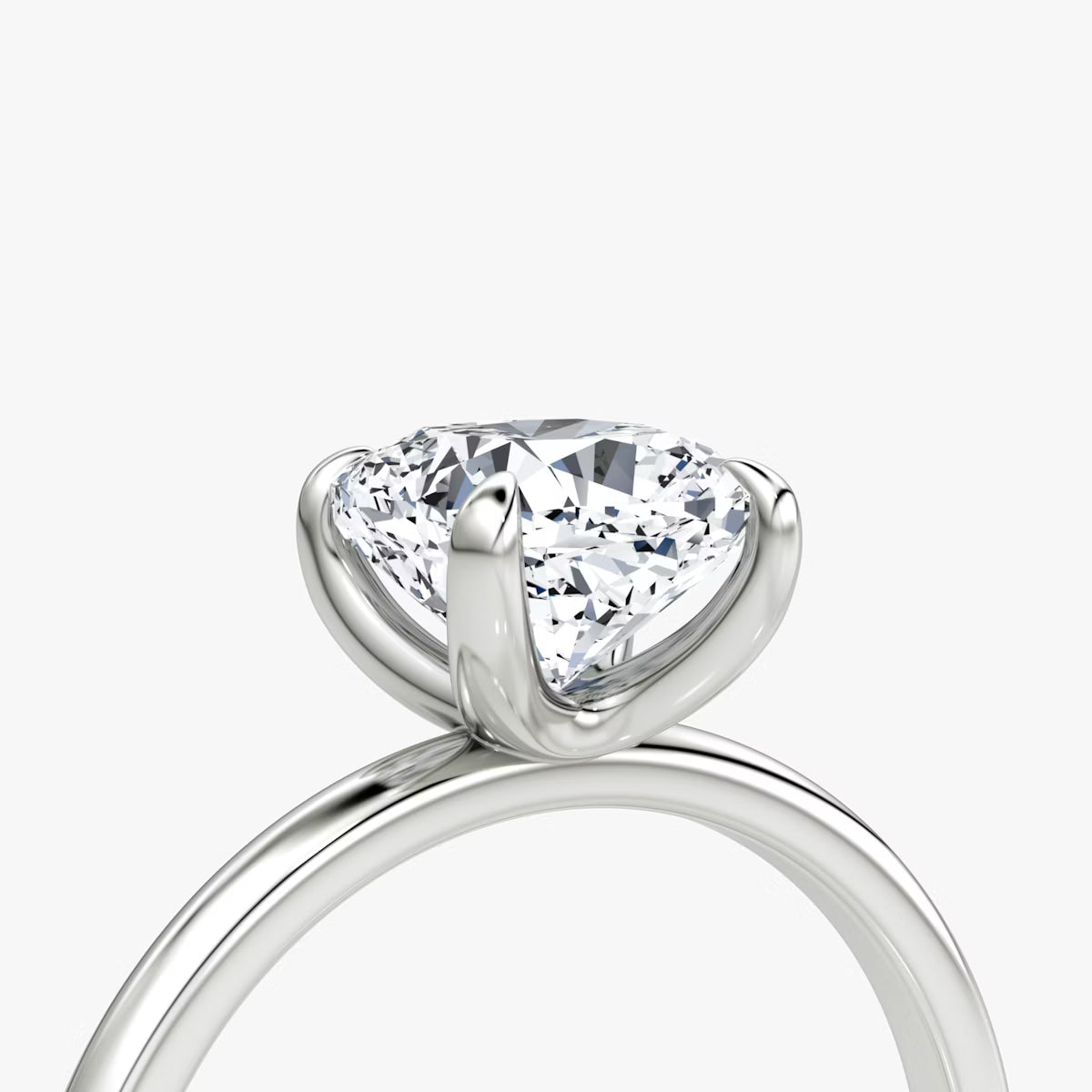 The Classic Cushion Solitaire Diamond Ring