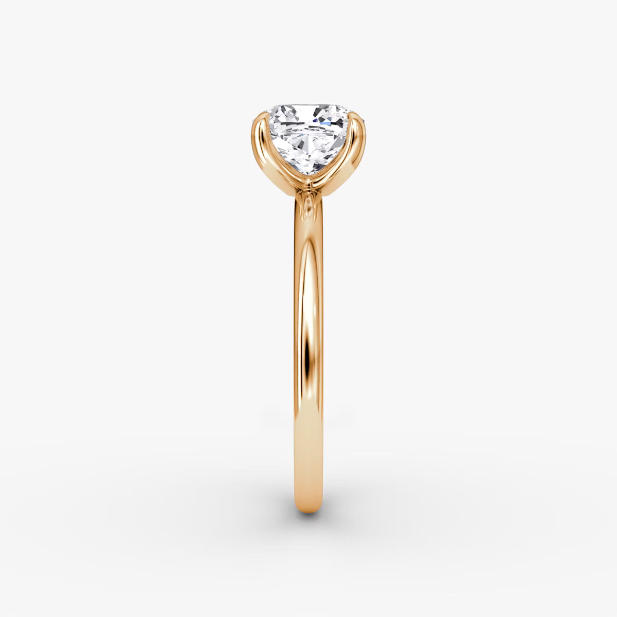 The Classic Cushion Solitaire Diamond Ring