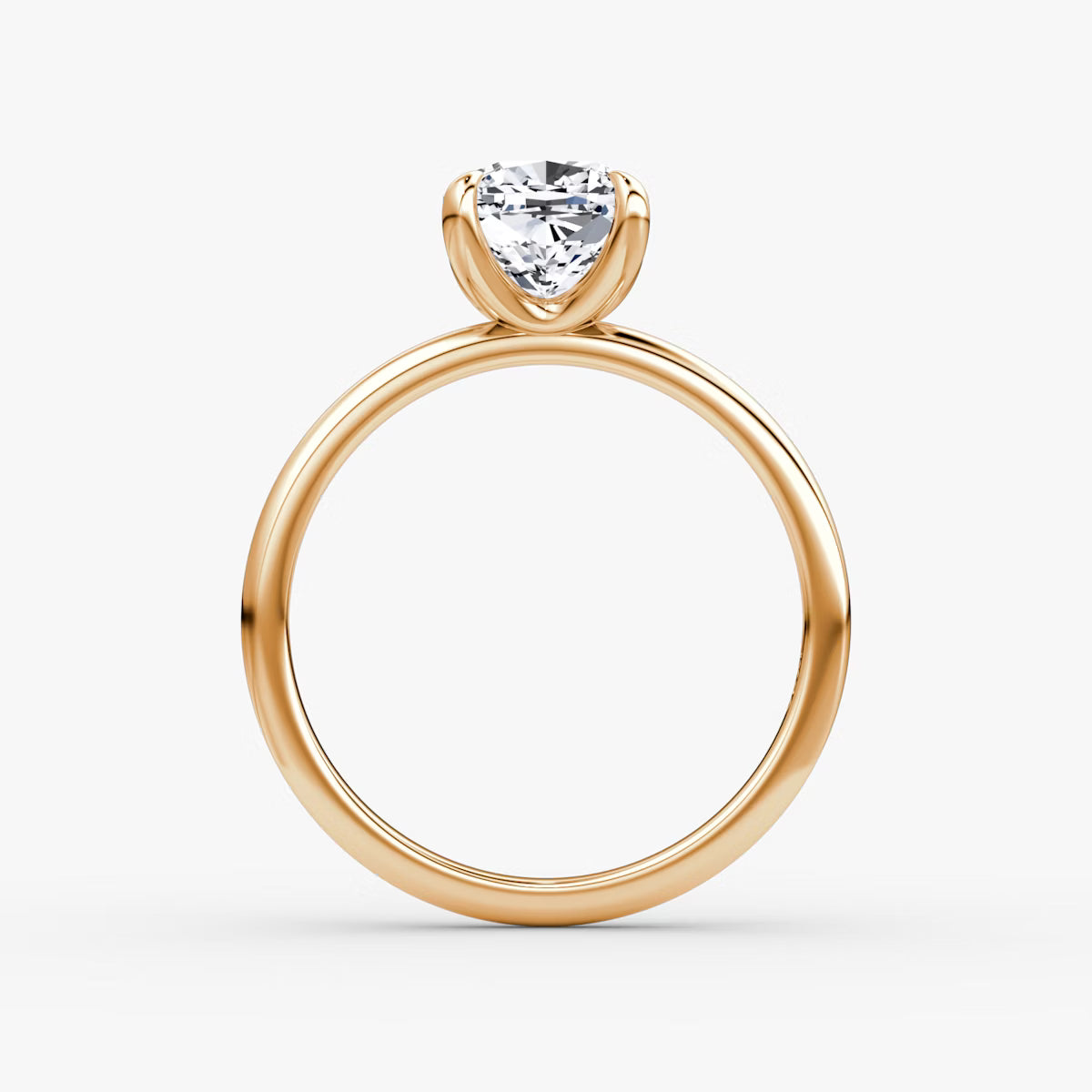 The Classic Cushion Solitaire Diamond Ring