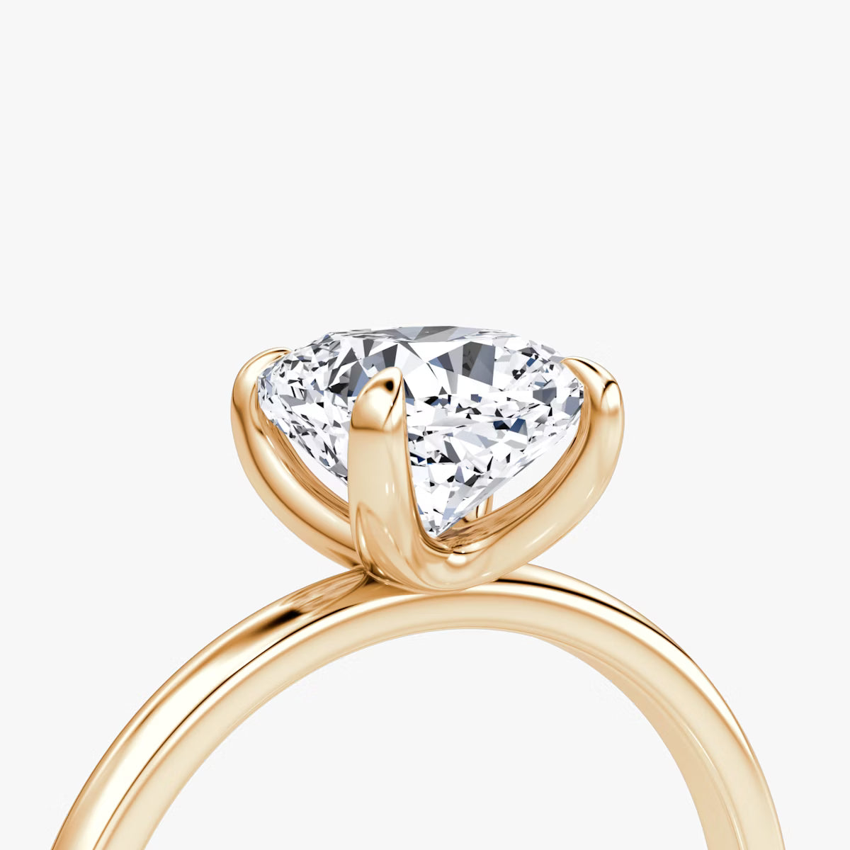 The Classic Cushion Solitaire Diamond Ring