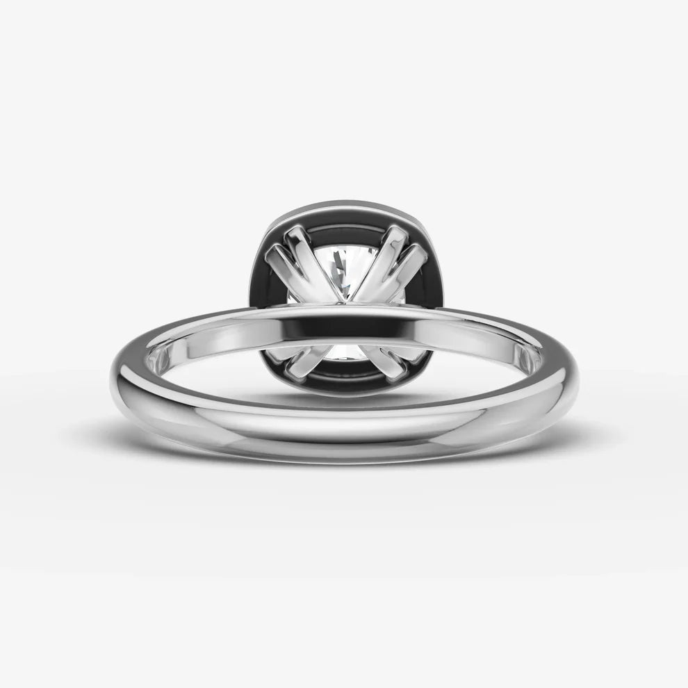 Cushion Bezel Diamond Ring