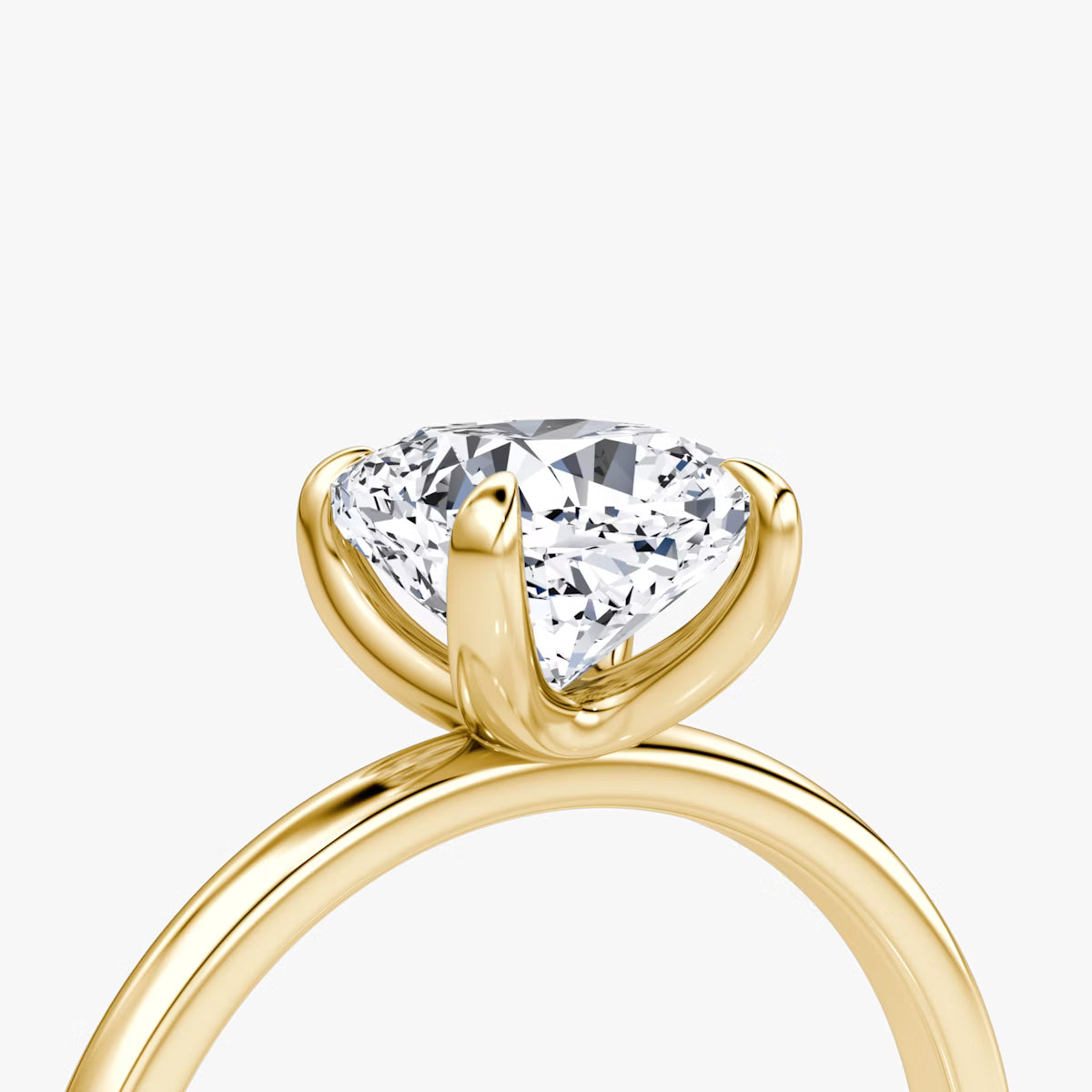 The Classic Cushion Solitaire Diamond Ring