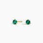 Emerald Birthstone Stud Earrings