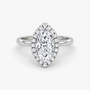 The Halo Marquise Diamond Ring