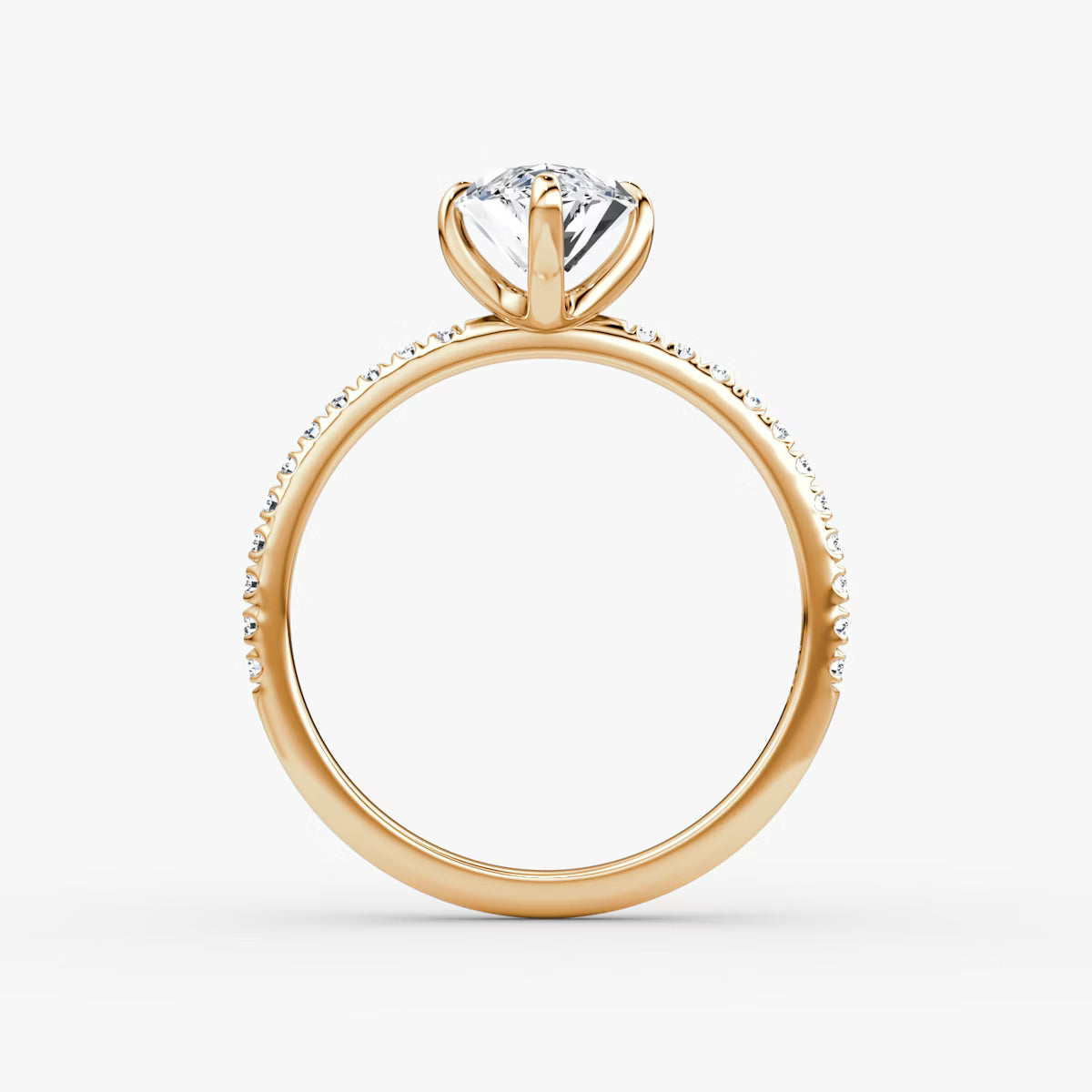 The Classic Marquise Diamond Pavé Ring