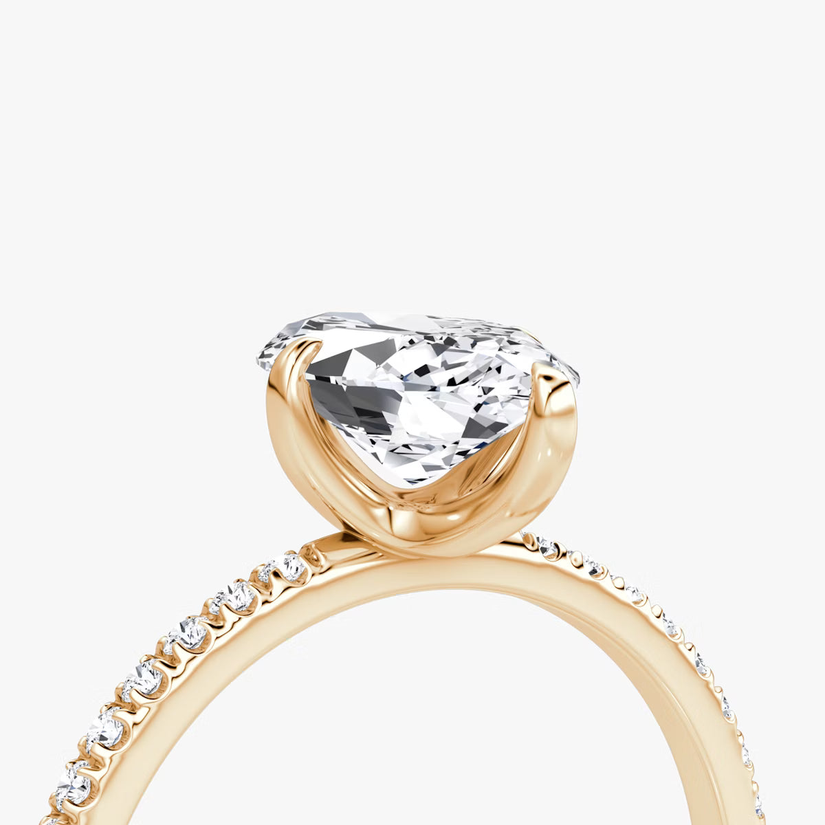 The Classic Marquise Diamond Pavé Ring