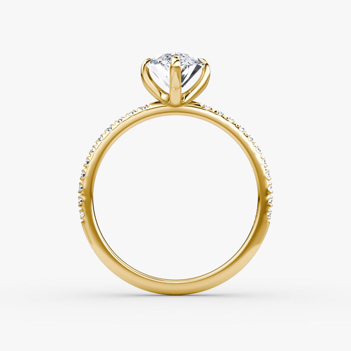 The Classic Marquise Diamond Pavé Ring