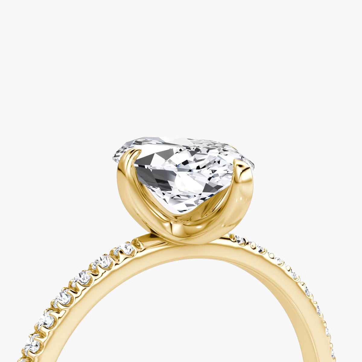 The Classic Marquise Diamond Pavé Ring