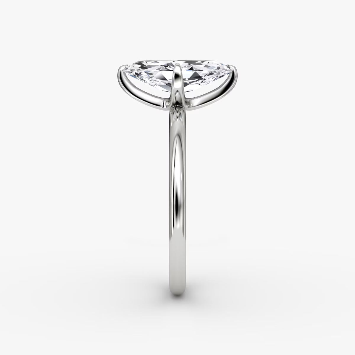 The Classic Marquise Solitaire Diamond Ring
