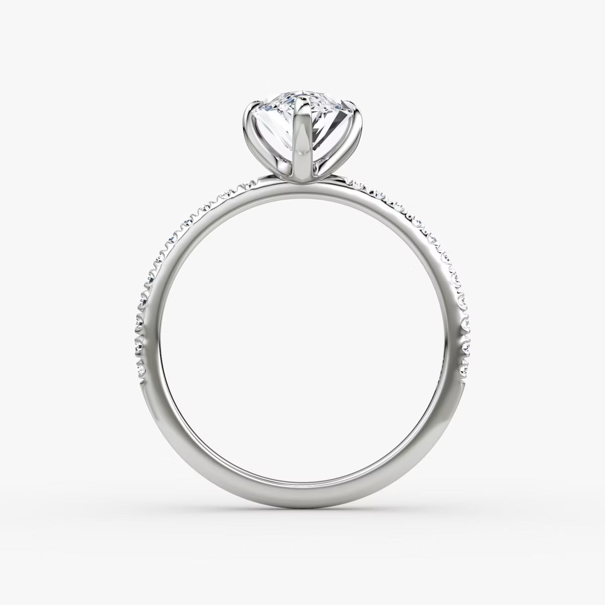 The Classic Marquise Diamond Pavé Ring