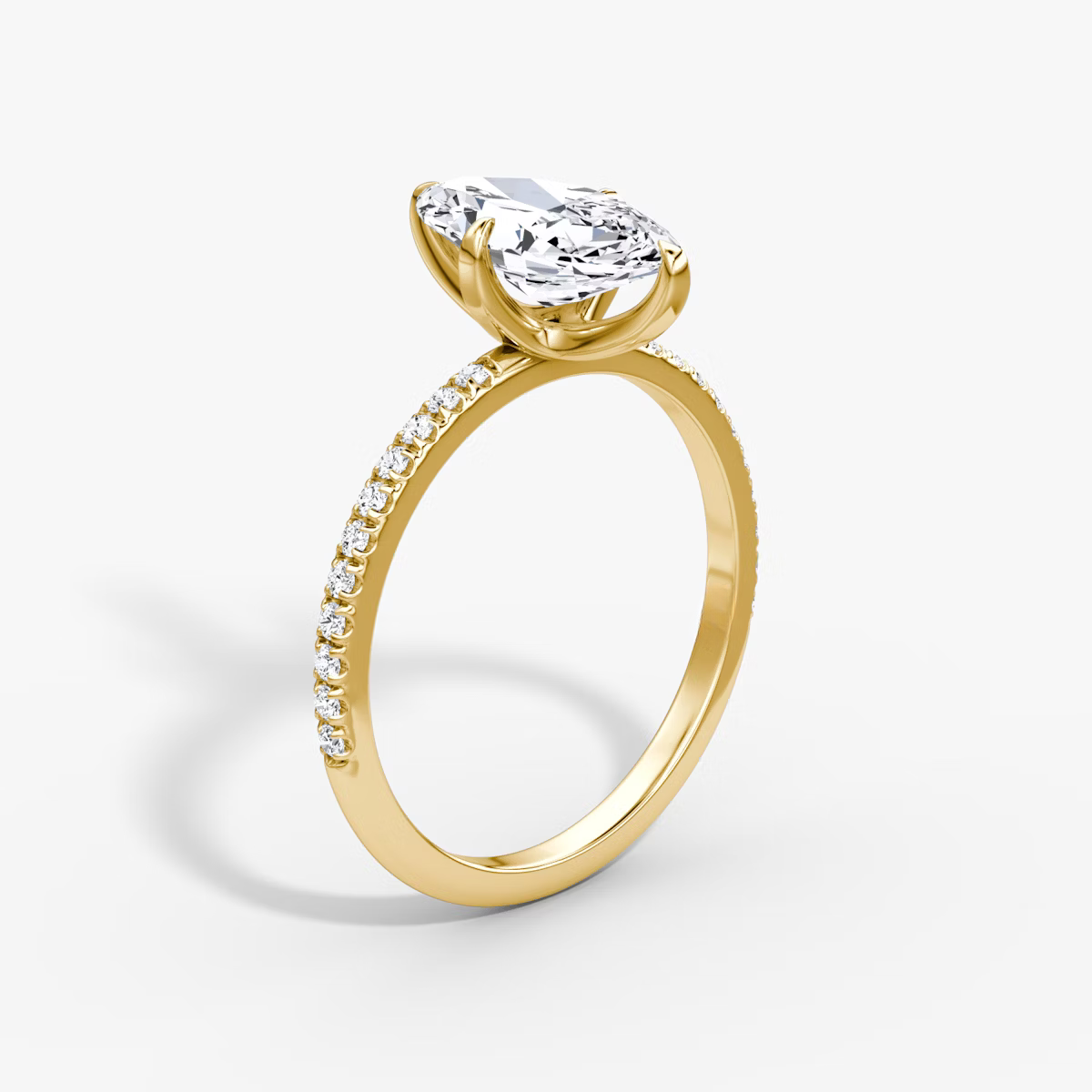 The Classic Marquise Diamond Pavé Ring