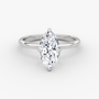 The Classic Marquise Solitaire Diamond Ring