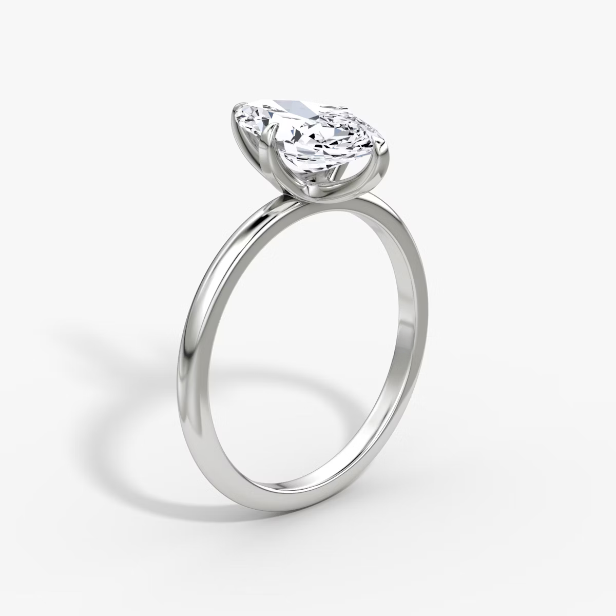 The Classic Marquise Solitaire Diamond Ring